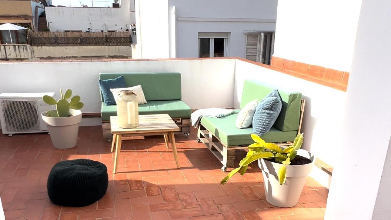 Amazing 2 Bedroom Apartment With Big Sun Terrace Sitges Centre Beach Eksteriør billede